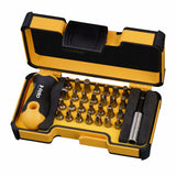 Felo 02073016 Bit set HEX/XZN/TX TR/TS/Tri/SPANNER/CLUTCH/BH with ERGONIC handle and bit holder in case, 30 pcs