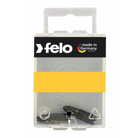 Felo 02201036 Phillips #1 x 25 mm Bits - 2 Pieces