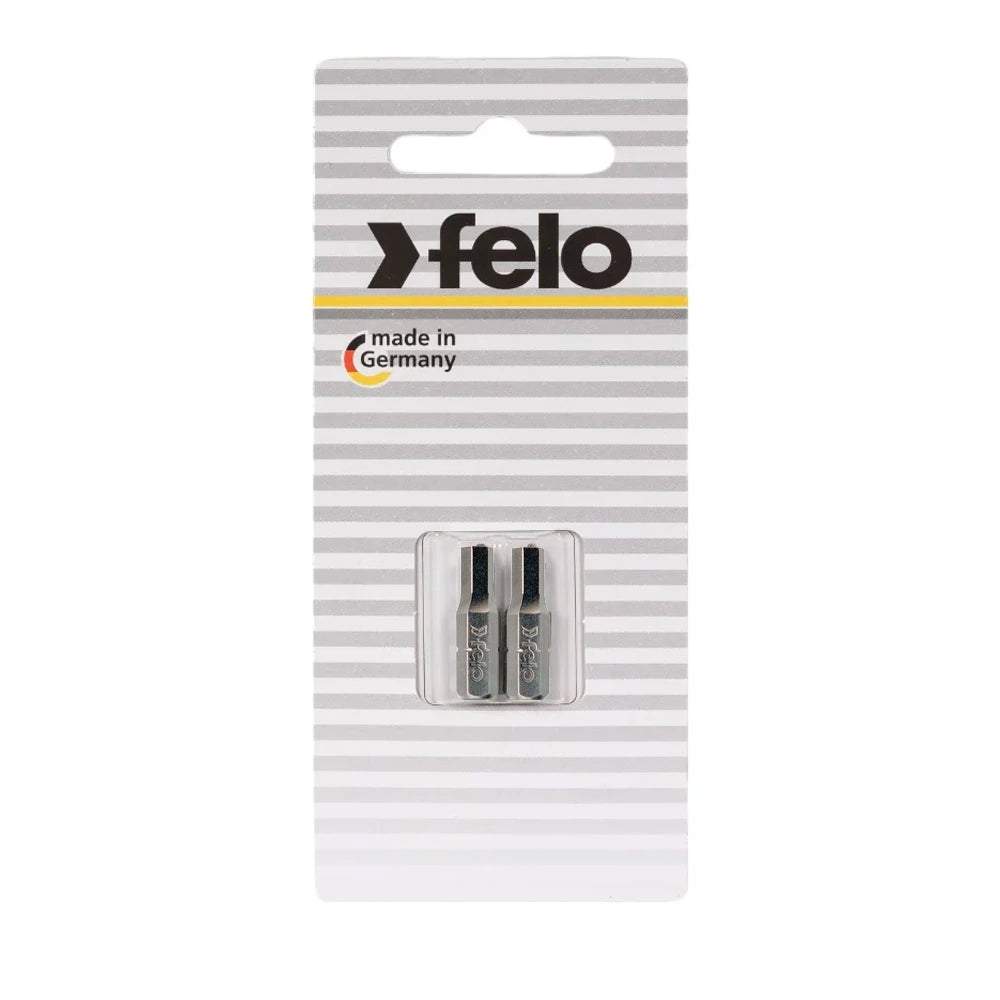 Felo 02430036 Hex bit 25mm Industrial series 3 mm, 2 pcs on blister