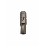 Felo 02450010 Industrial Metric Hex Bit, 5.0 x 25 mm