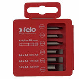 Felo 03091516 Profi Bit Box 6 Bits x 50 mm - Slotted