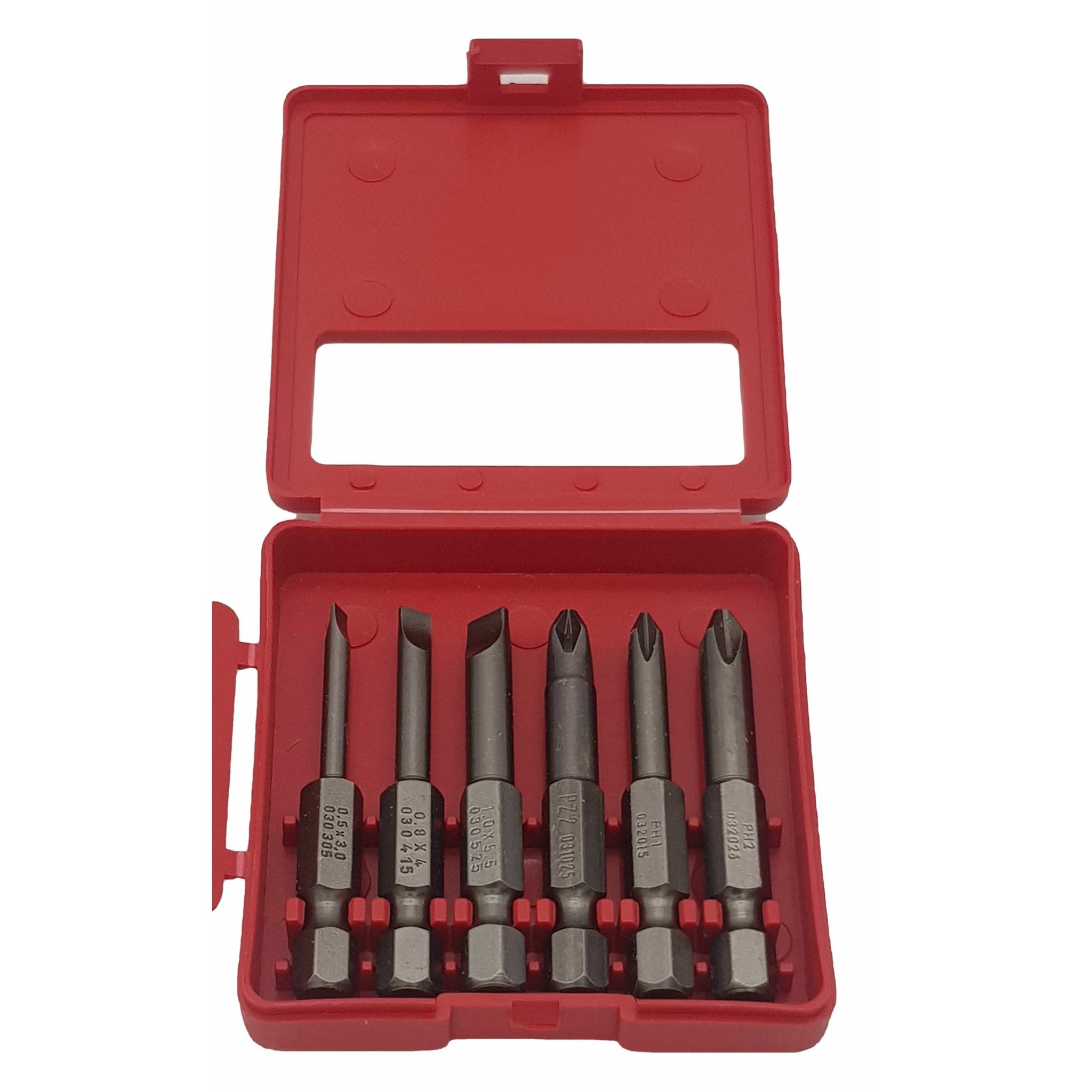 Felo 03092516 Bit set SL/PZ/PH Industrial 50 mm in case, 6 pcs