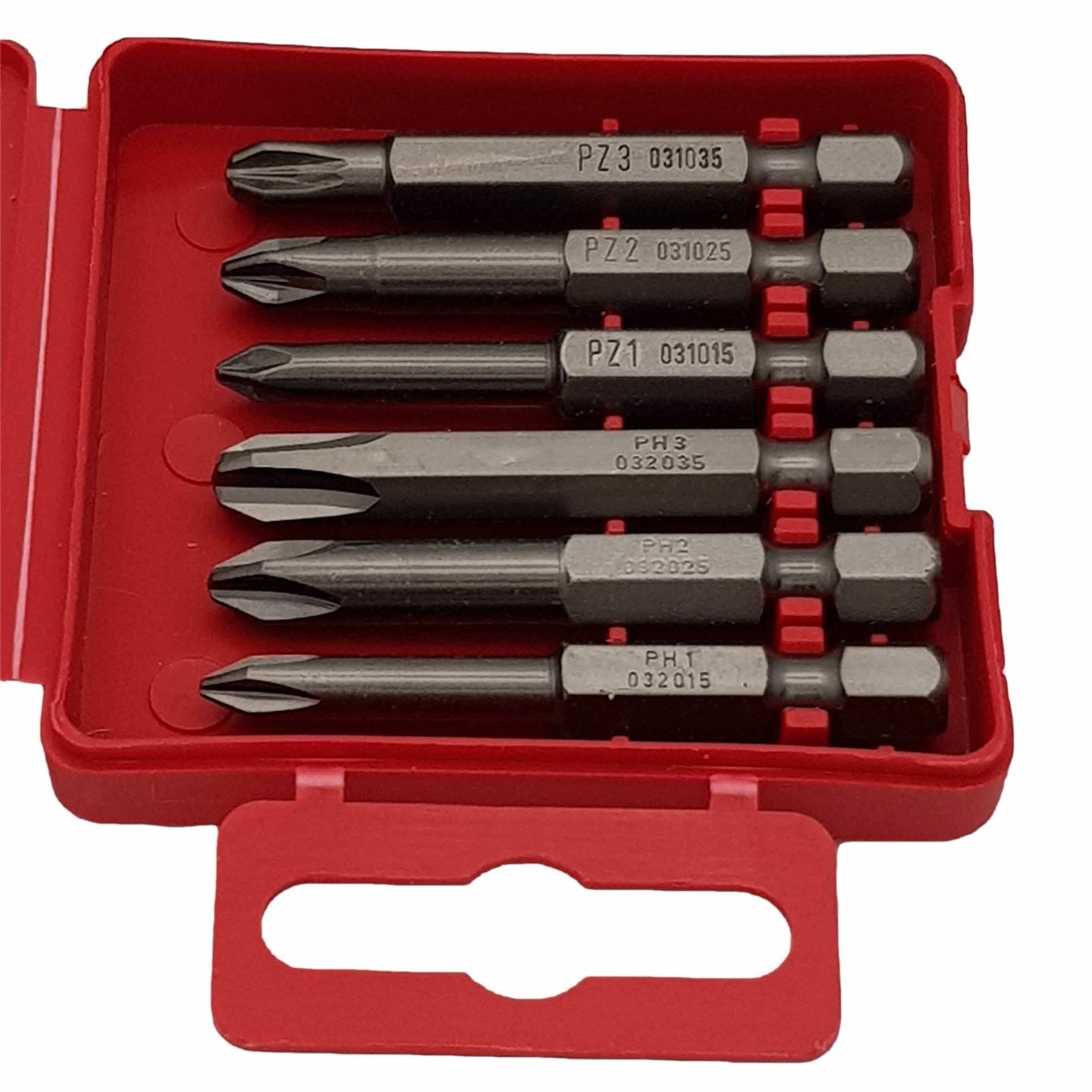 Felo 03292716 Bit set SL/H +/- Industrial 70 mm in case, 6 pcs