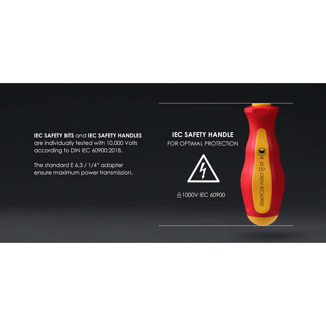 Felo 03502590 VDE Safety Bit 1000V Robertson SQ2 x 115