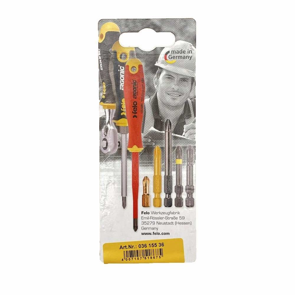 Felo 03620536 Bit E6.3 TX20x50, Industrial series, 2 pcs in blister