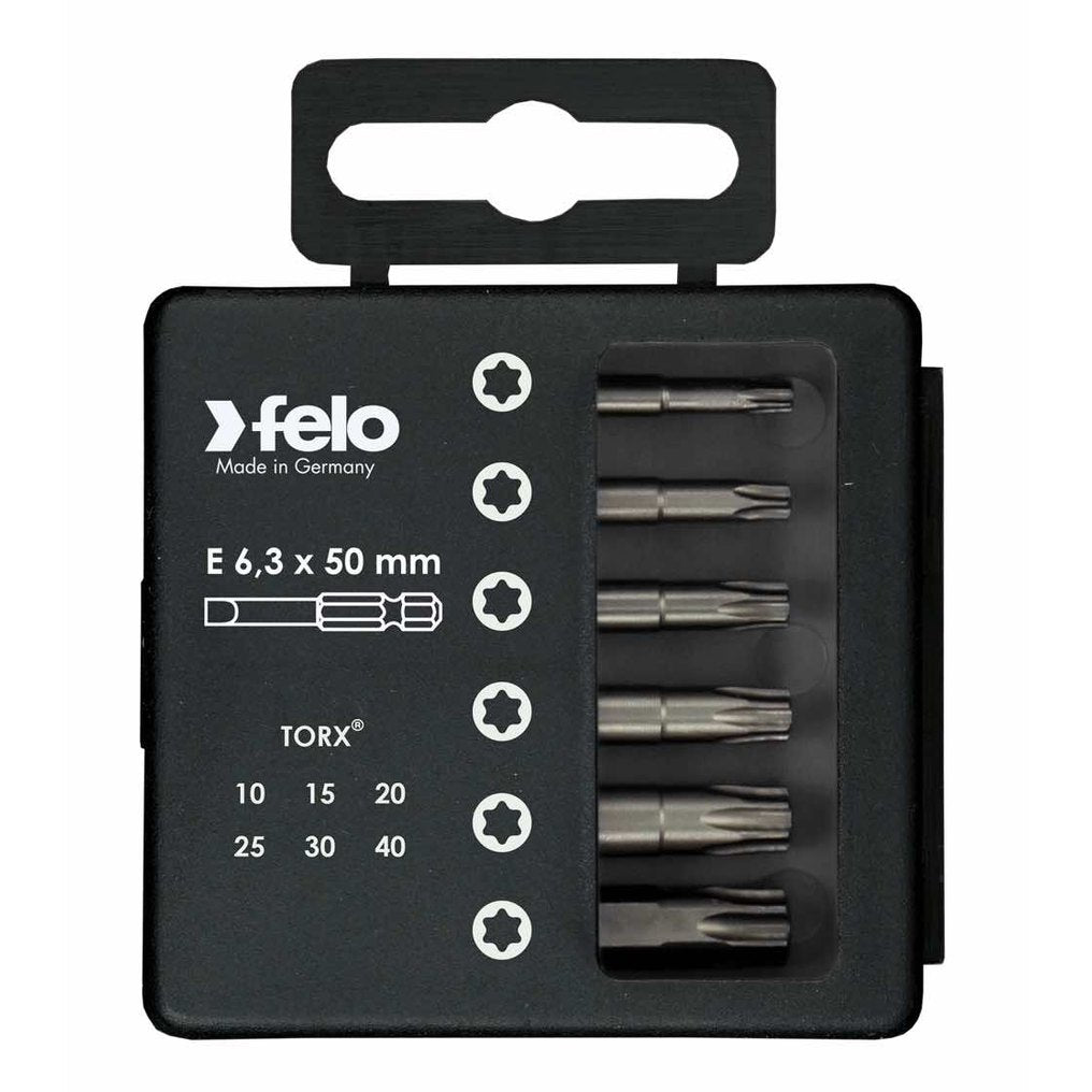 Felo 03691516 Profi Bit Box 6 Bits x 50 mm - Torx