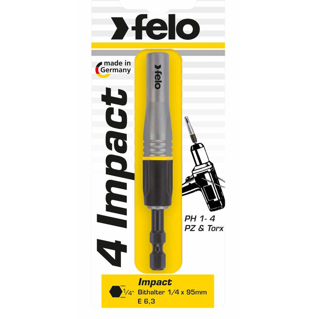 Felo 03829594 Bit Holder IMPACT 1/4" on Card
