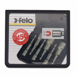 Felo 03996106 Magnetic Metric Nutsetter Set, 1/4" Hex Drive, 6 Pieces