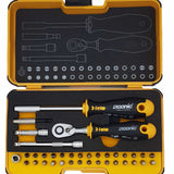 Felo 05783606 R-GO Box SL, Hex, PH, PZ, TX, SQ Bits Ratchet, Bit Holder - 36 pc