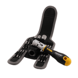 Felo 06071604 Ergonic K Handle Ratcheting Screwdriver Pouch Set, 16 Pieces