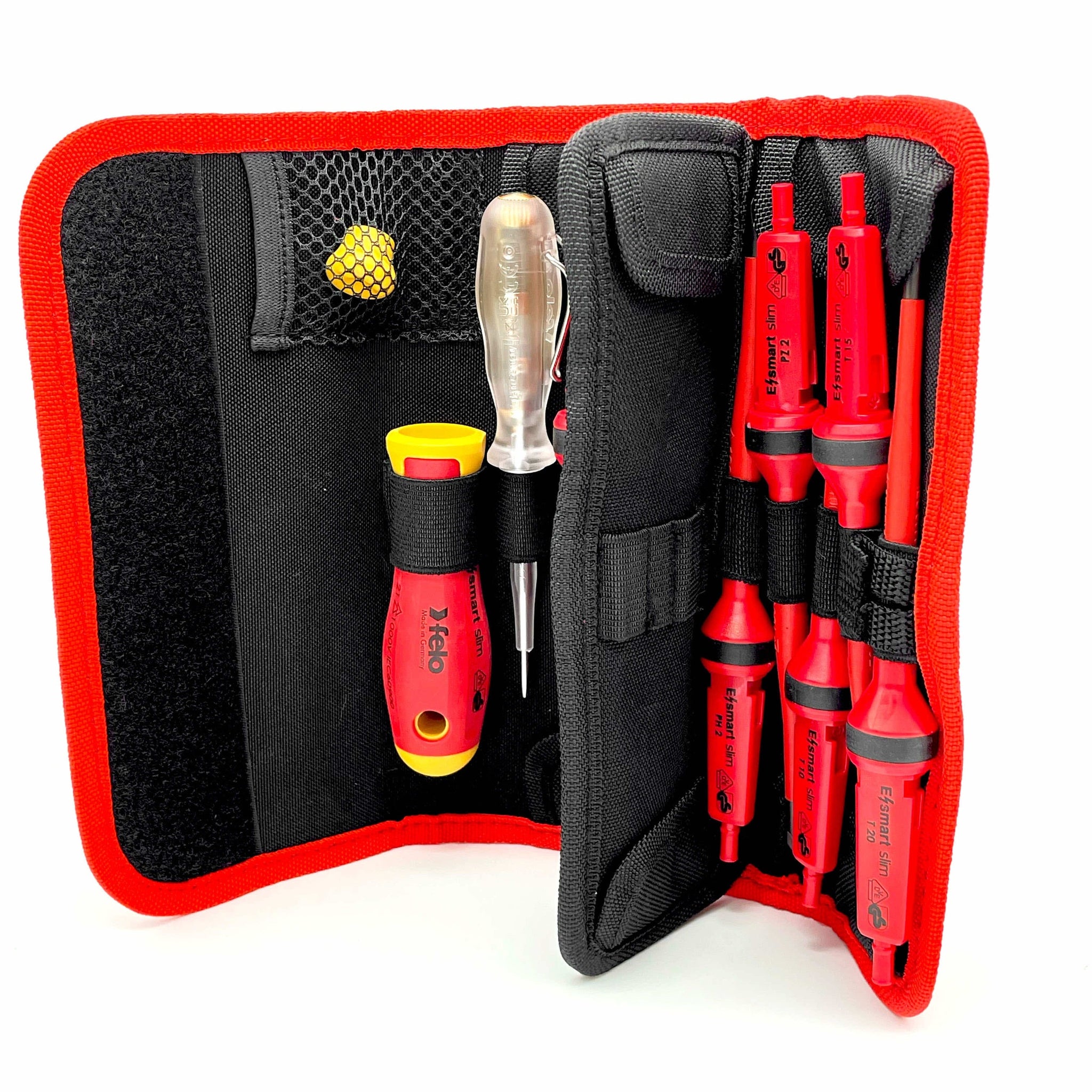 Felo 06381204 Belt bag E-smart slim VDE 13 pcs. SL/PH/PZ/TORX