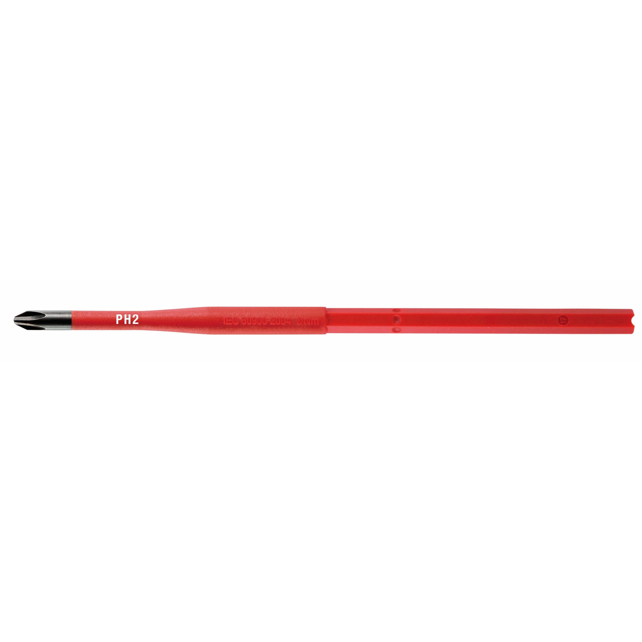 Felo 10035394 VDE Insulated Slim Blade for Torque Limiting Handle, Slotted SL 3.5 x 0.6 x 170 mm