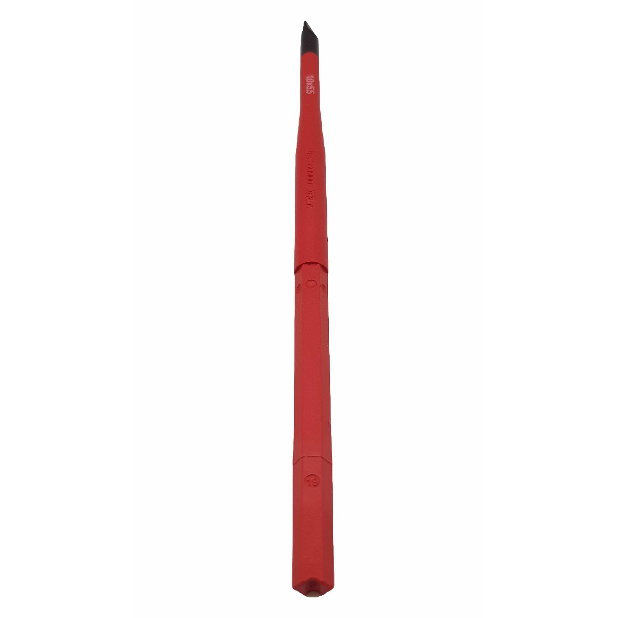 Felo 10055494 VDE Insulated Slim Blade for Torque Limiting Handle, Slotted SL 5.5 x 1.0 x 170 mm