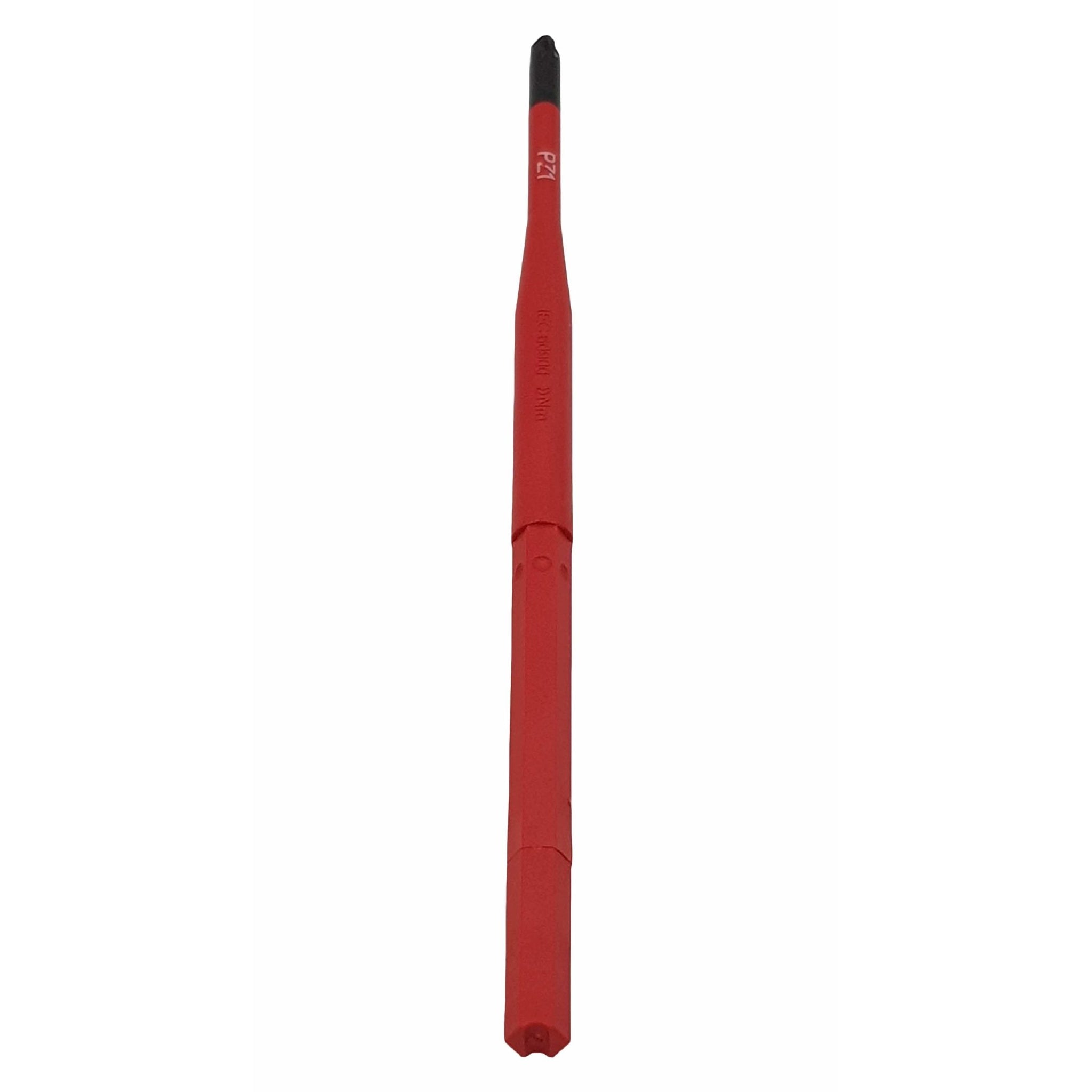 Felo 10110294 VDE Insulated Slim Blade for Torque Limiting Handle, Pozidriv PZ 1 x 170 mm