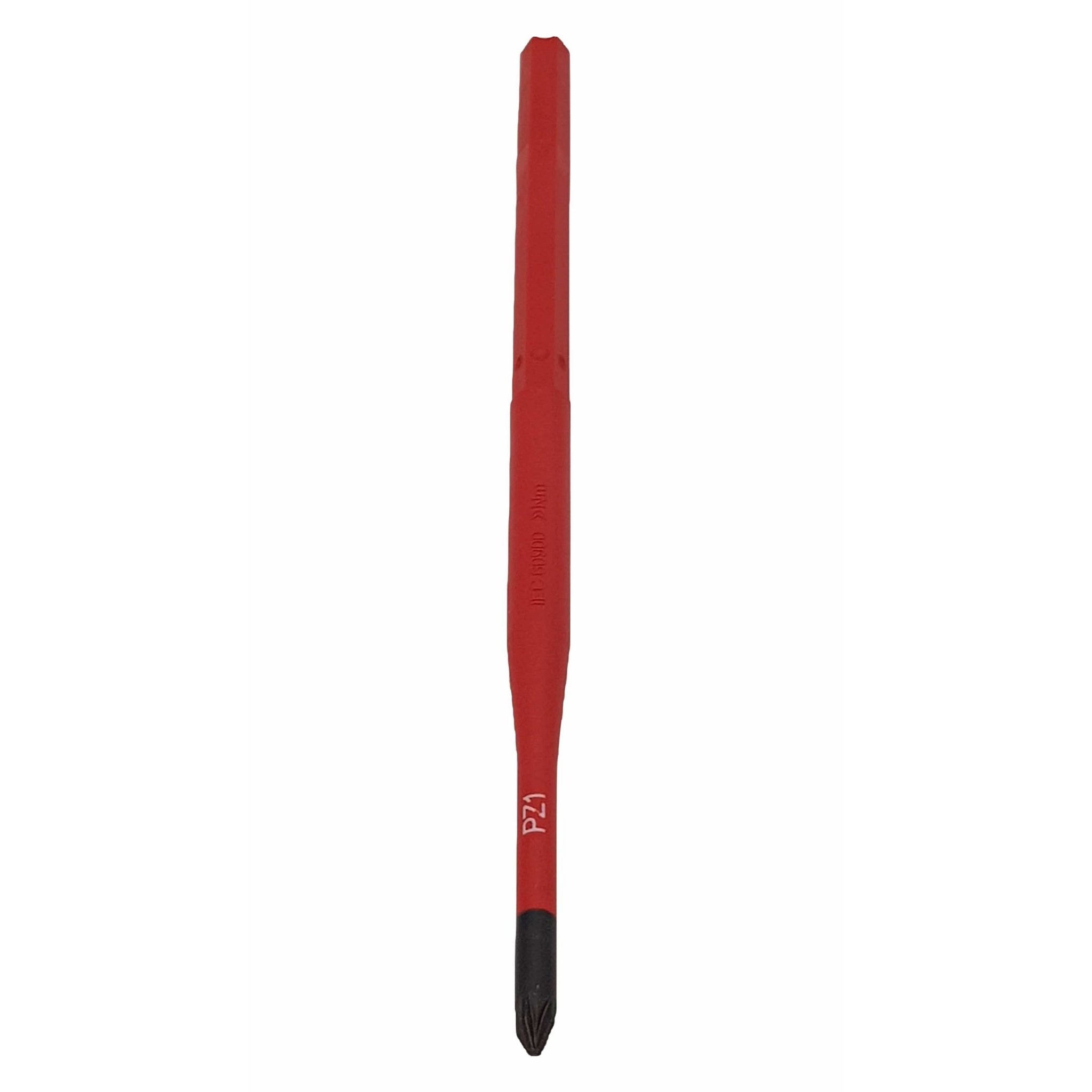 Felo 10110294 VDE Insulated Slim Blade for Torque Limiting Handle, Pozidriv PZ 1 x 170 mm