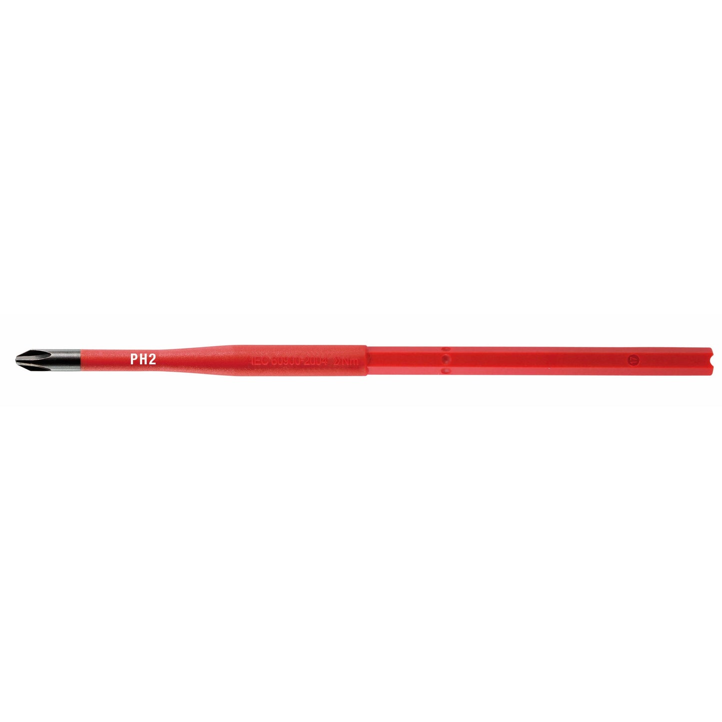 Felo 10220394 VDE Insulated Slim Blade for Torque Limiting Handle, Phillips PH 2 x 170 mm