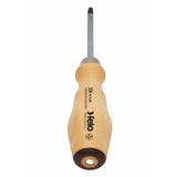 Felo 33620390 #2 x 100mm Wood Handle Pozidriv Screwdriver