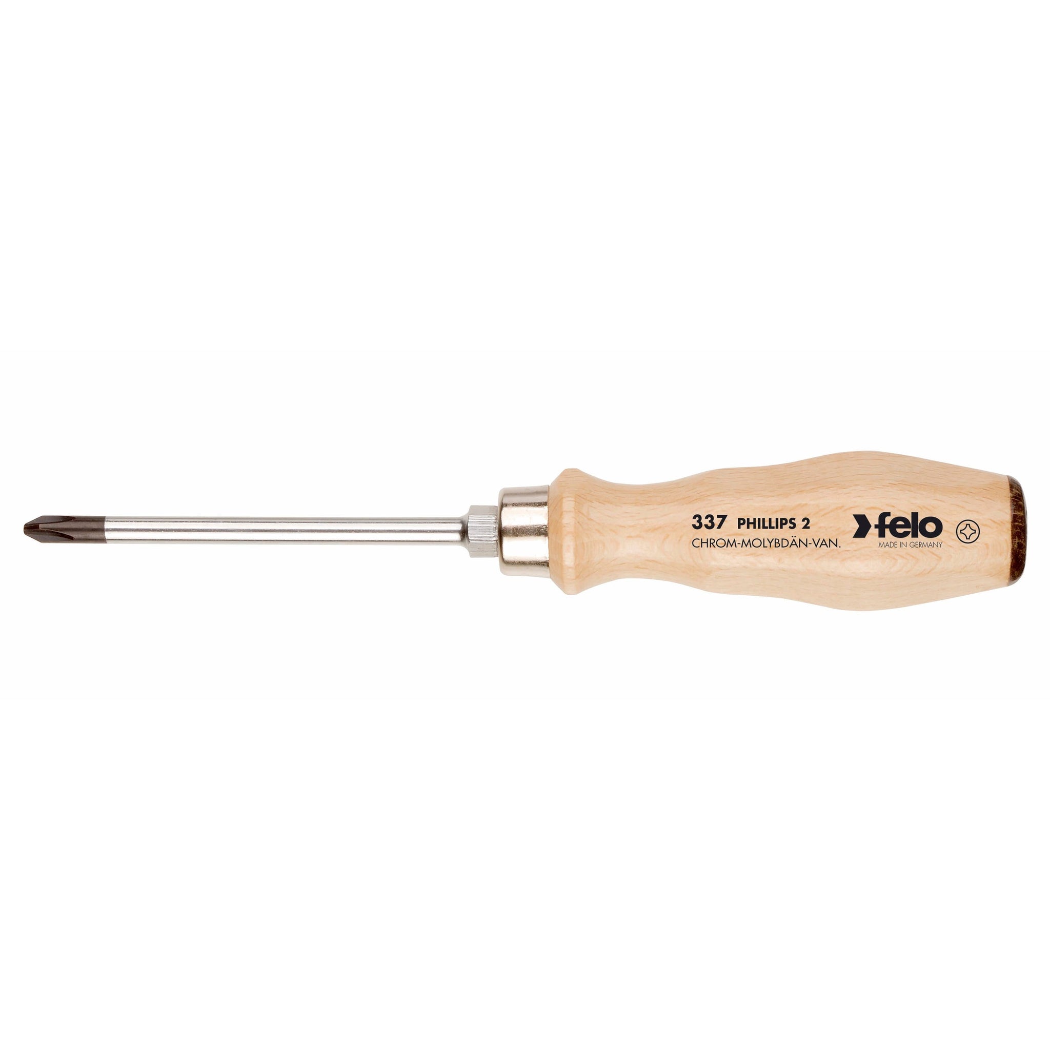 Felo 33730590 Phillips #3 x 150mm Wood Handle Screwdriver