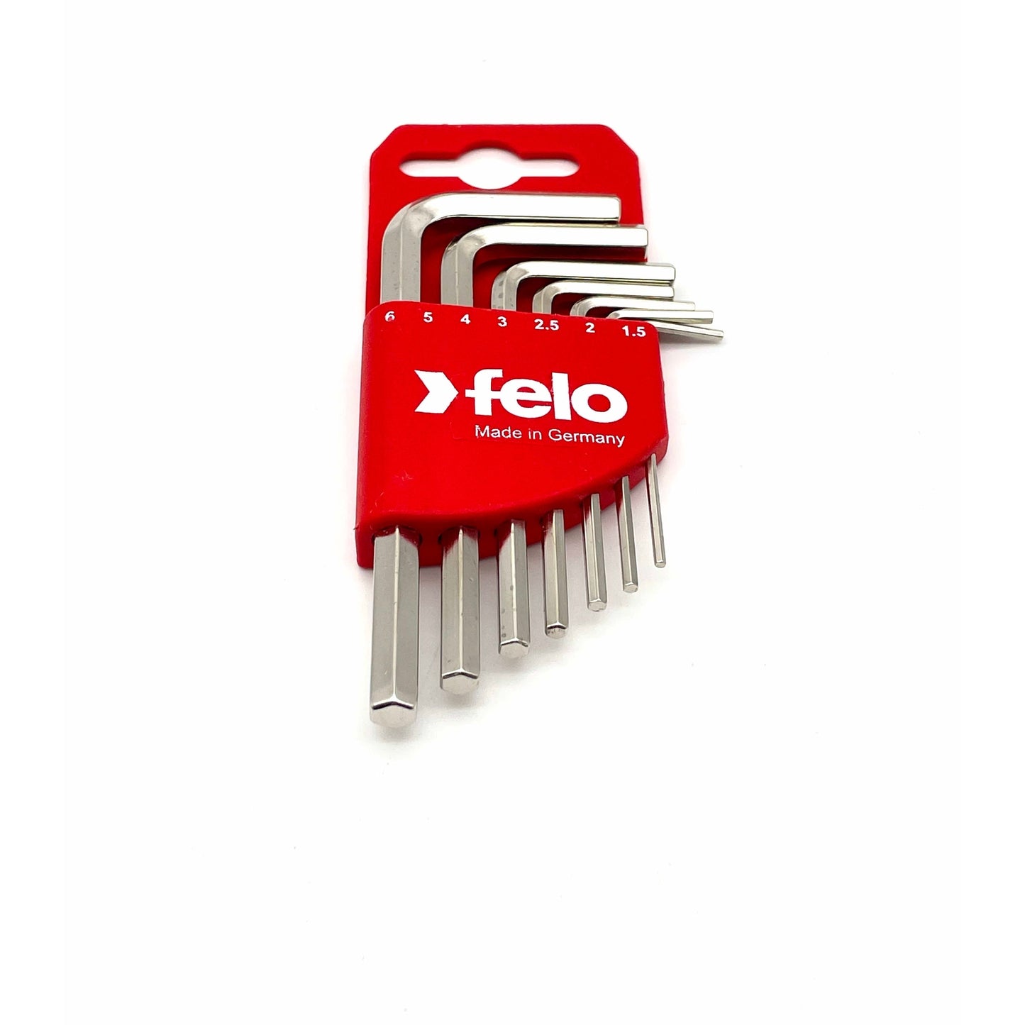 Felo 34500711 Set of short hex keys, L-shaped, 7 pcs. HEX 1.5-6.0 mm