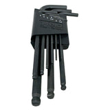 Felo 36500011 Black Oxide Ball End Metric Hex L-Key Set, 1.5 - 10 mm, 9 Pieces