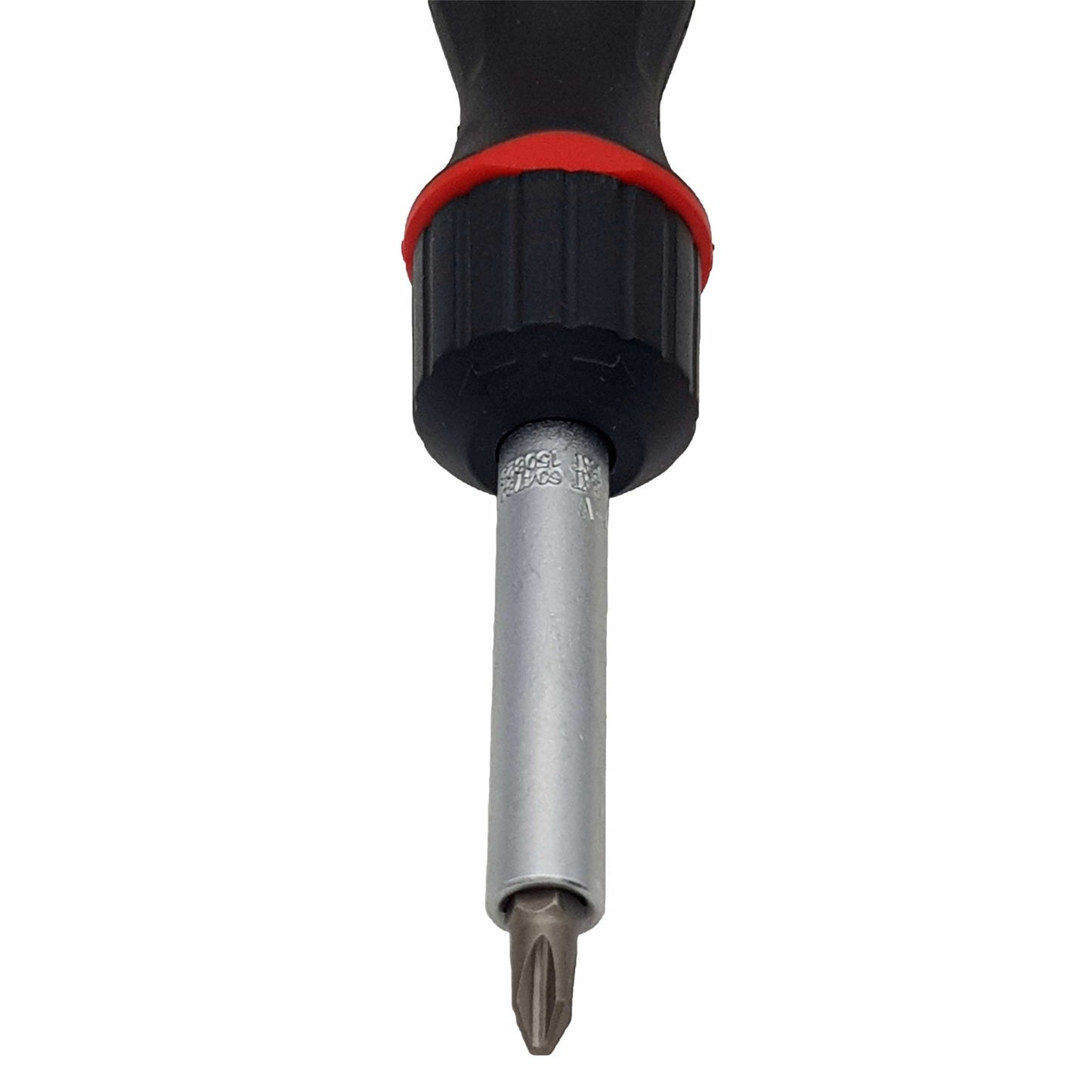 Felo 37420405 Magazine Handle Ratcheting Bitholder, SL/PZ/PH/Torx, 181 mm, 8 Pieces