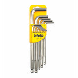 Felo 37513011 Set of inch keys L-shaped hexagonal extended with ball end 13pcs HEX .050"-3/8"