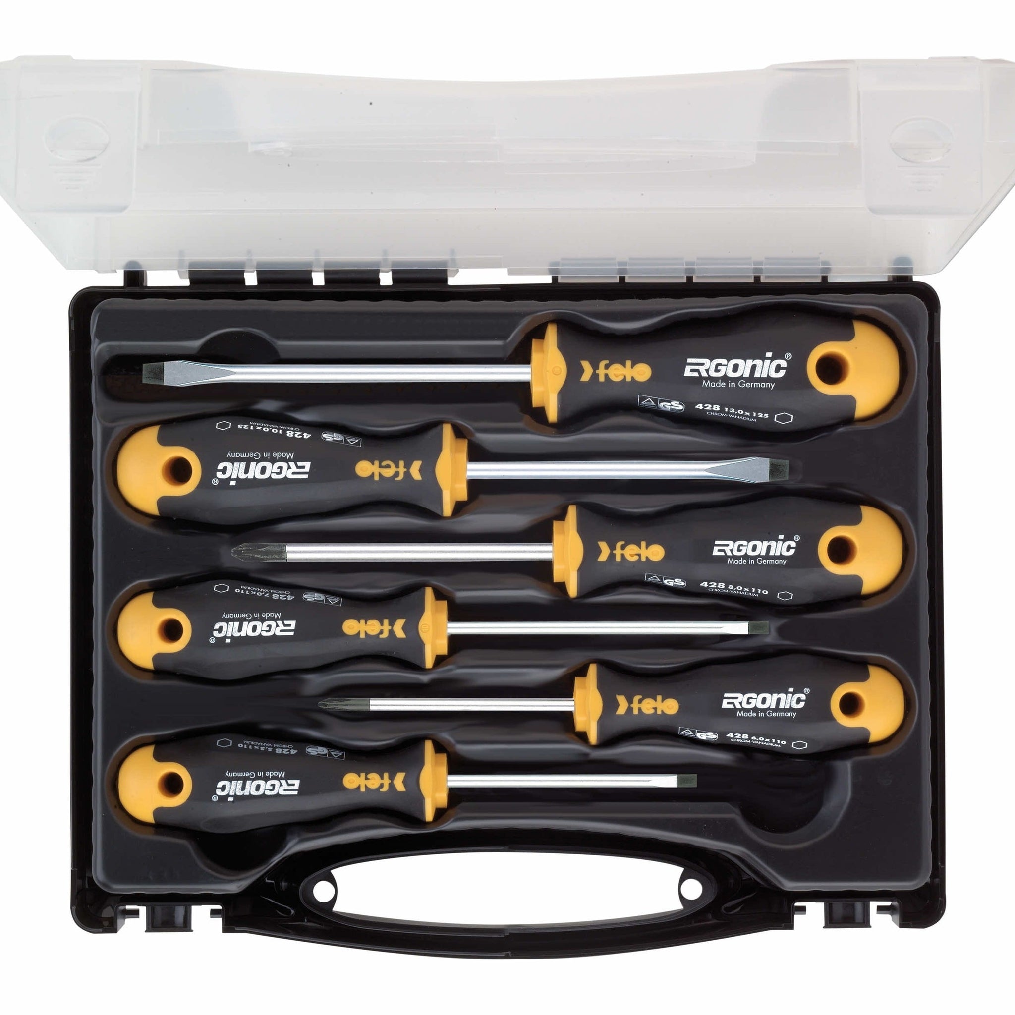 Felo 40020636 Ergonic Screwdriver Set 6 pcs in Case