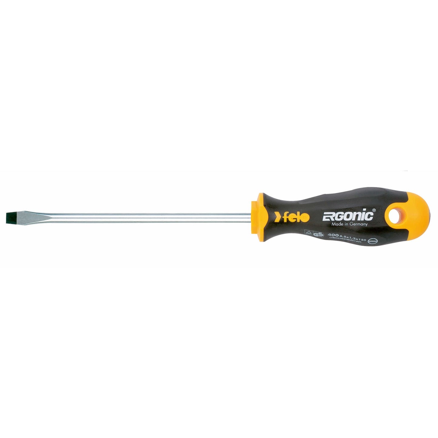 Felo 40091043 Set of screwdrivers SL/PZ/Tx Ergonic, VDE screwdriver and network tester screwdriver on a steel stand, 10 pcs