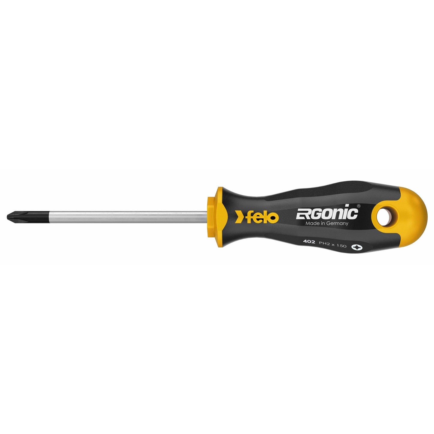 Felo 40096118 Ergonic Slotted/Phillips/Pozidriv Screwdriver Set, 6 PIeces
