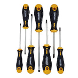 Felo 40097118 Ergonomic 7 Piece Slotted, Pozidriv, and Phillips