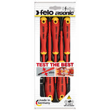 Felo 41385198 E-slim Insulated 5 Piece Slotted & Phillips Screwdriver Set
