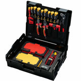 Felo 41397508 VDE Insulated Ergonic + E-Smart Tool Set in XL-Box, 75 Pieces