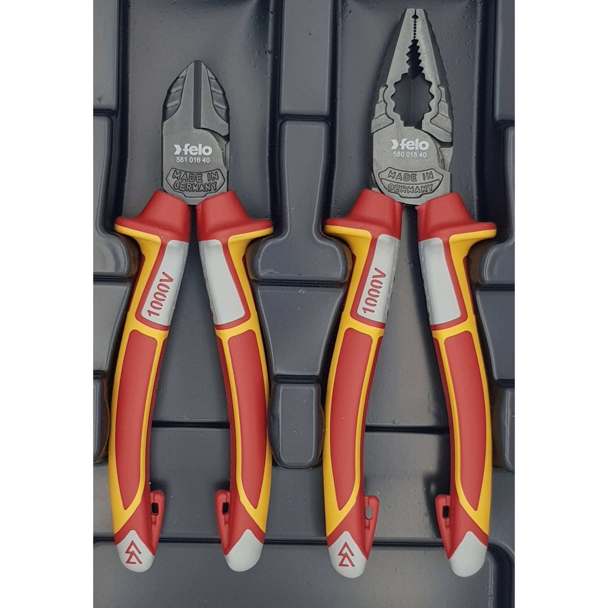 Felo 41398517 8 Piece XL Insulated Tool Set - Pliers and Screwdrivers