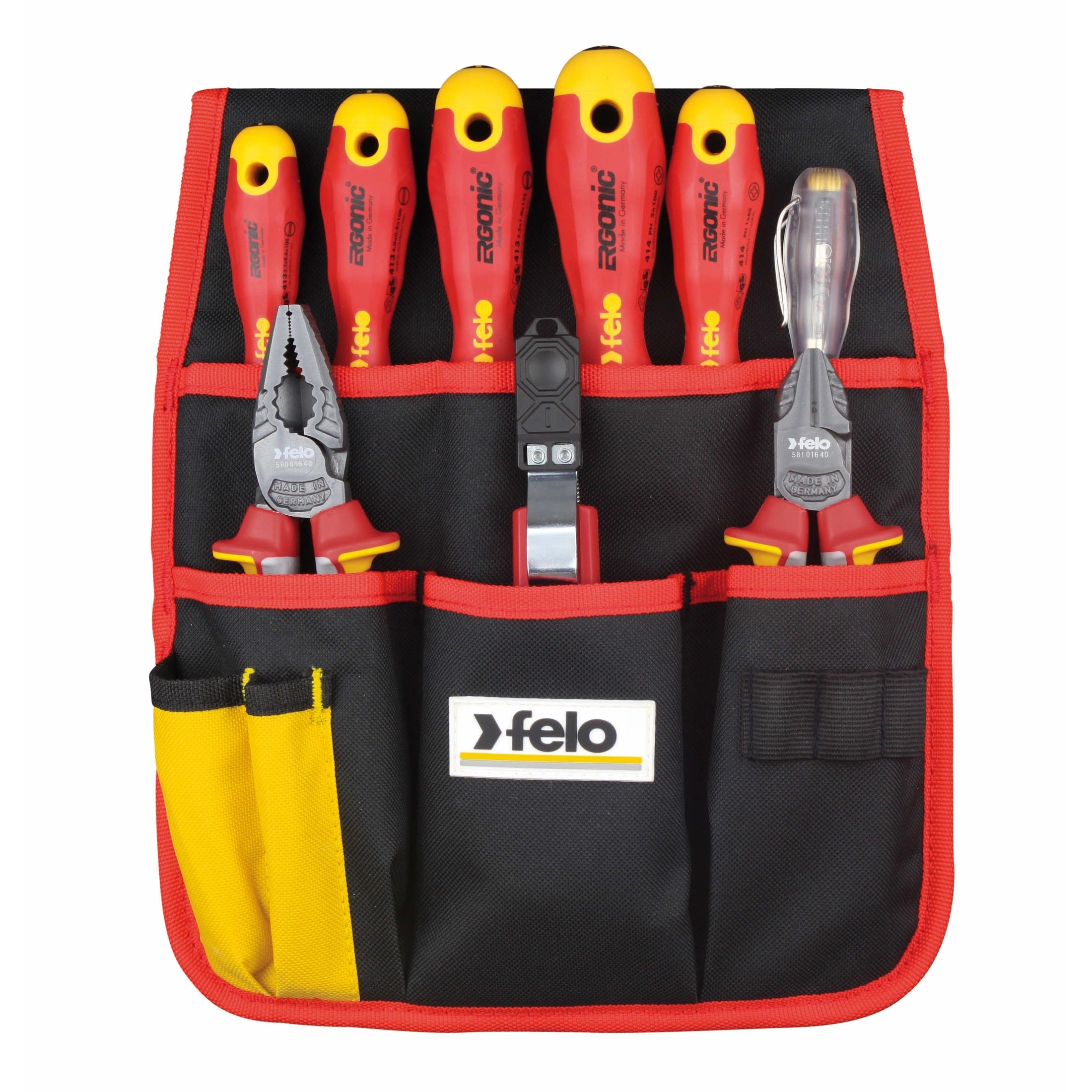 Felo 41399504 9 Piece Insulated Belt Pouch Set – KCI Tools