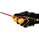 Felo 41510290 Ergonic VDE Insulated Pozidriv Screwdriver, PZ 1 x 80