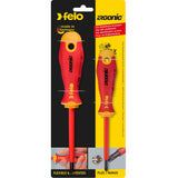 Felo 41792191 E-slim Insulated 2 Piece PlusMinus Z PZ/SL Screwdriver Set