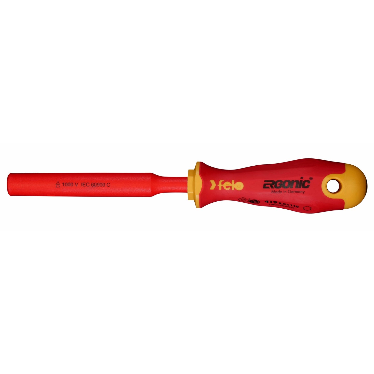 Felo 41910636 Set of dielectric screwdrivers M-TECH Ergonic in a case, 6 pcs