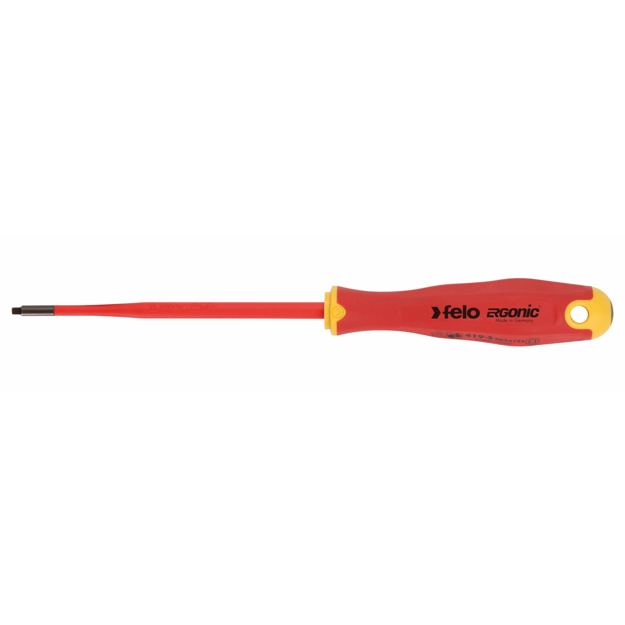 Felo 41929090 E-slim Insulated #2 x 125mm Square Screwdriver
