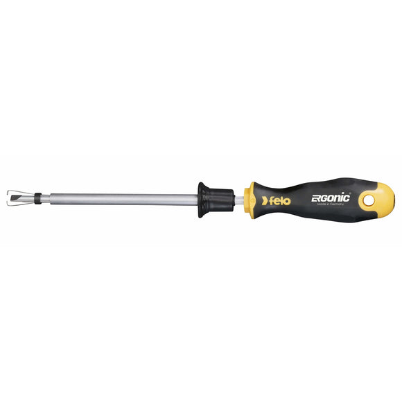 Felo 42004510 Flat-head screwdriver SL 4.0x0.8 with grip for fasteners