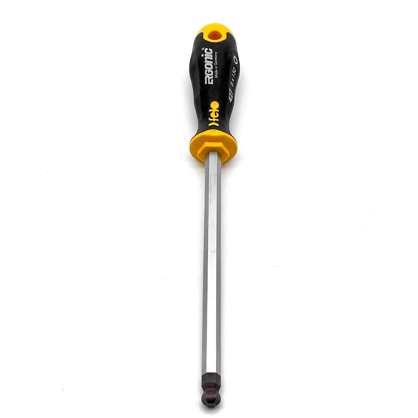 Felo 42780540 Ergonic Ball End Hex Screwdriver, 8 mm x 150 mm