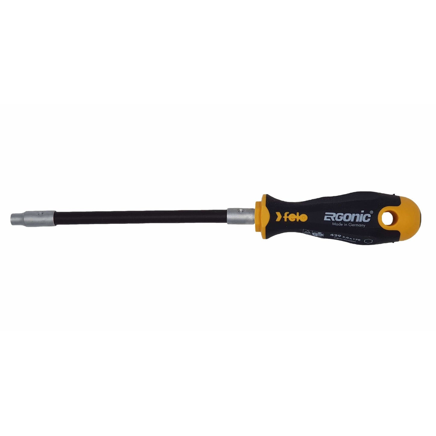 Felo 42905040 Ergonic 5.0X170 Flexible Rod Screwdriver Socket Wrench