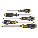 Felo 45095148 Ergonic with Striking Cap Slotted & Phillips PH2 + PH3 Screwdriver Set, 5 Pieces