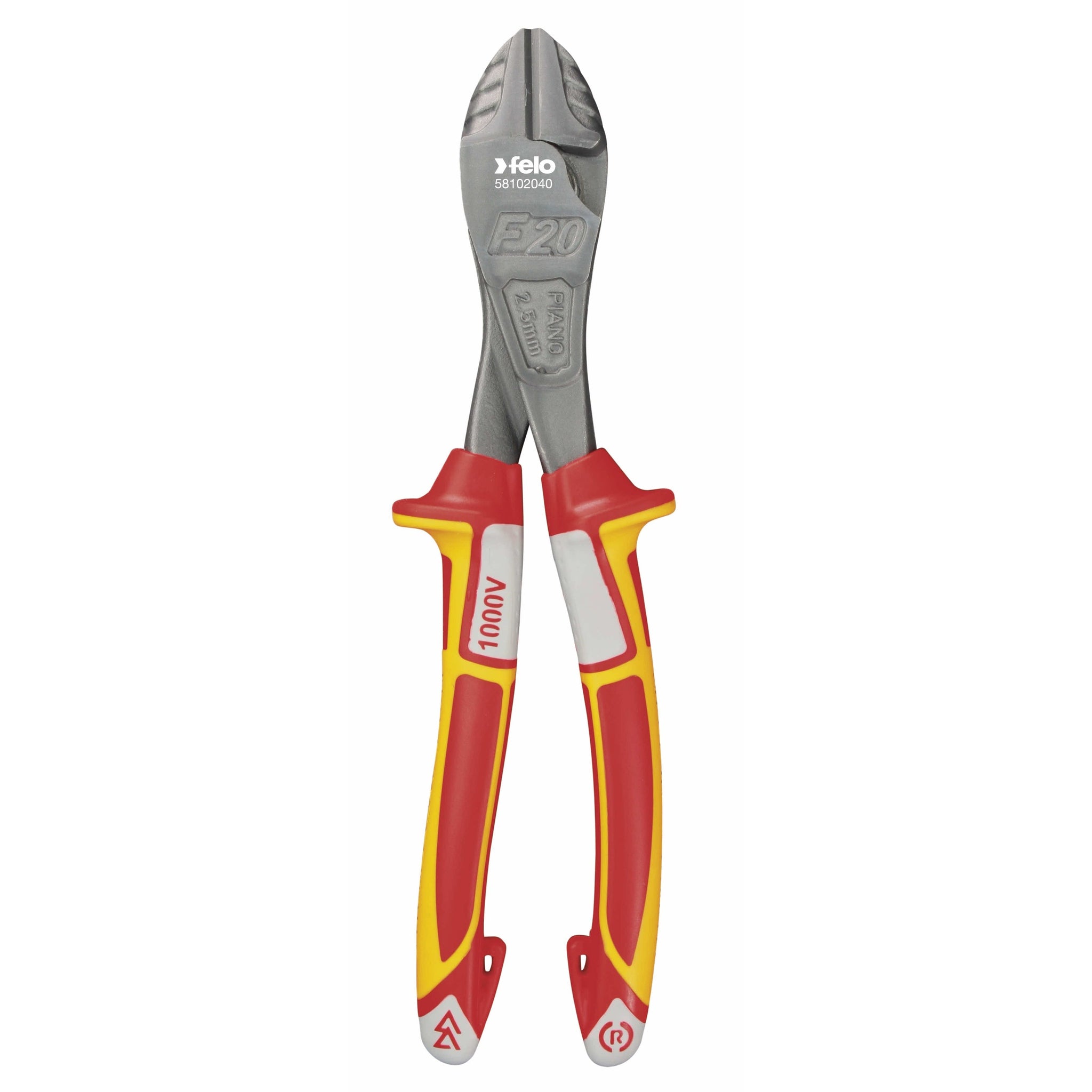 Felo 58102040 8" Heavy-Duty Diagonal Cutters VDE
