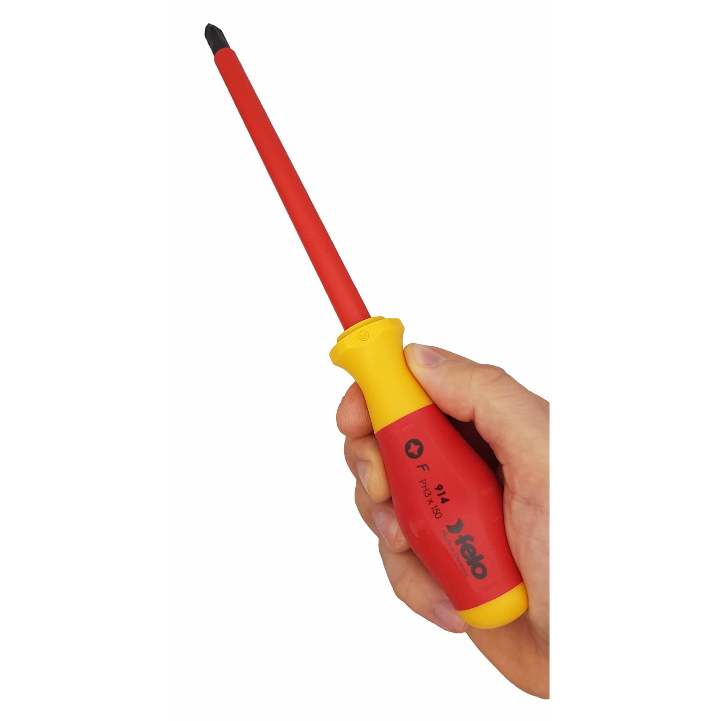 Felo 91430490 Dielectric Phillips screwdriver PH3X150