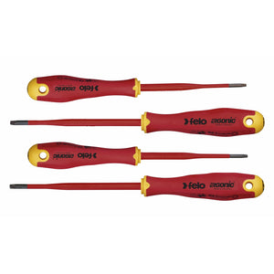 Felo Ergonic E-SLIM TORX Dielectric Screwdriver Set, 4pcs 41884198