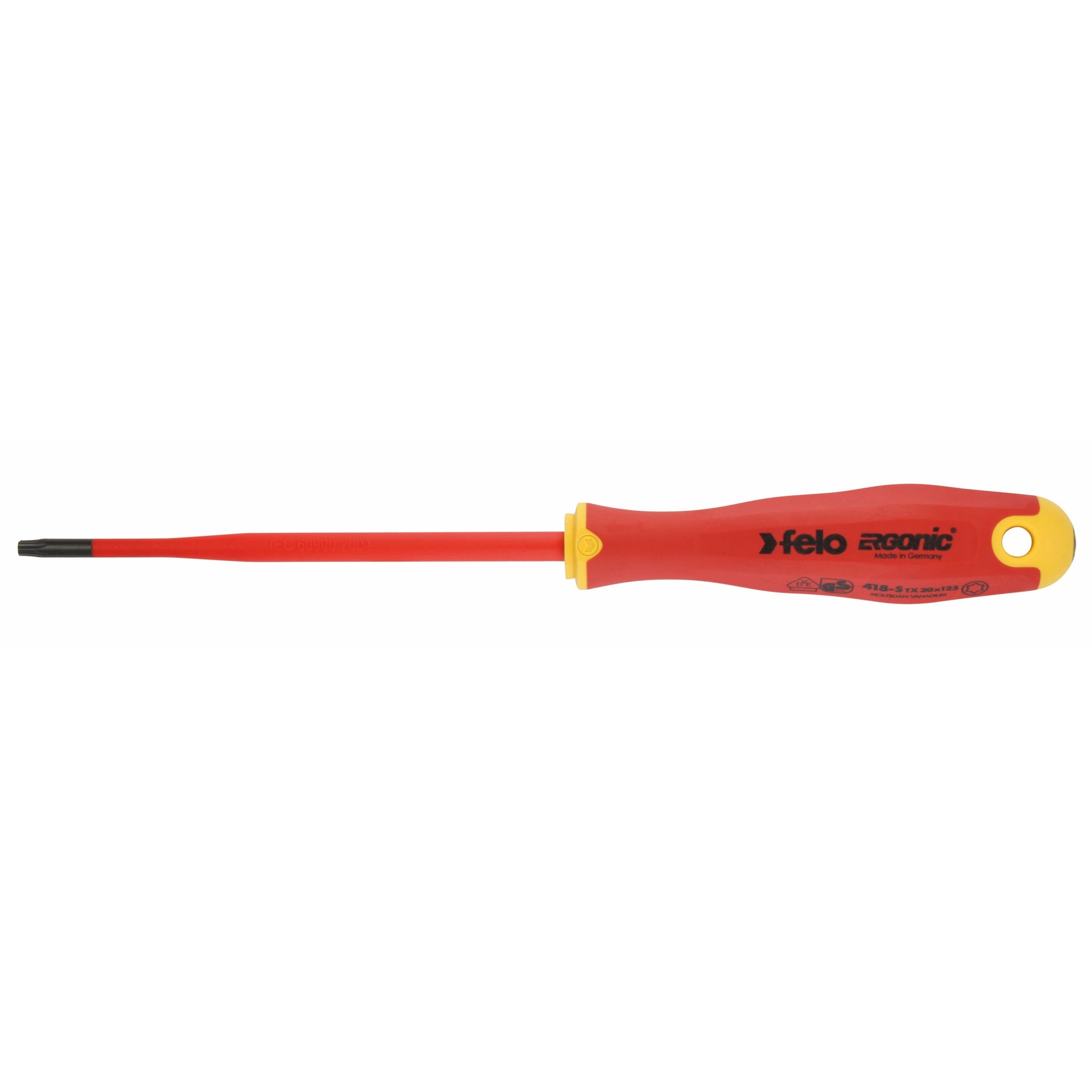 Felo Ergonic E-SLIM TORX Dielectric Screwdriver Set, 4pcs 41884198
