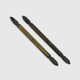 Fujiya Kurokin 5202-110-BG Double-ended bit, 2-piece set, +2 x 110mm