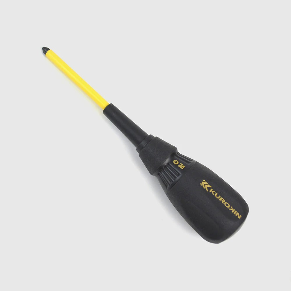 Fujiya Kurokin 524D-BG #2 Phillips Electrician's Screwdriver 100mm
