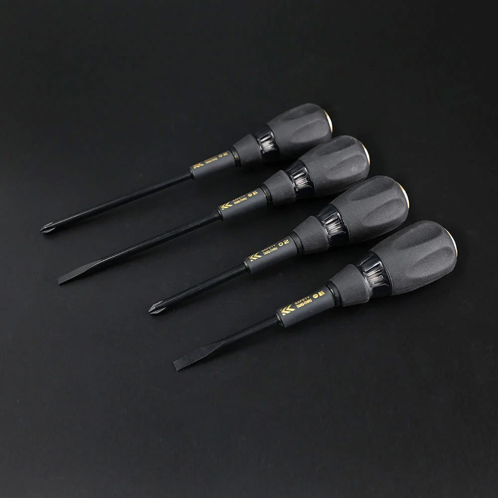Fujiya Kurokin 524SK-BG #2 Insulated Phillips Screwdriver 100mm Shaft 186mm OAL