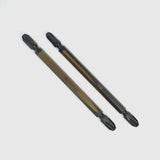 Fujiya Kurokin 5302-110-BG Double-ended bit, 2-piece set, +3 x 110mm